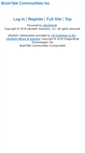 Mobile Screenshot of braintalkcommunities.org